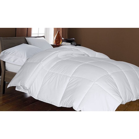 Blue Ridge White Goose Down and Feather Comforter, White, Twin GP007401